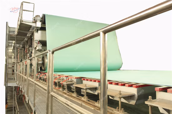 再生材料を使用したコスト効率の高い自動5層段ボールティッシュペーパー生産ライン