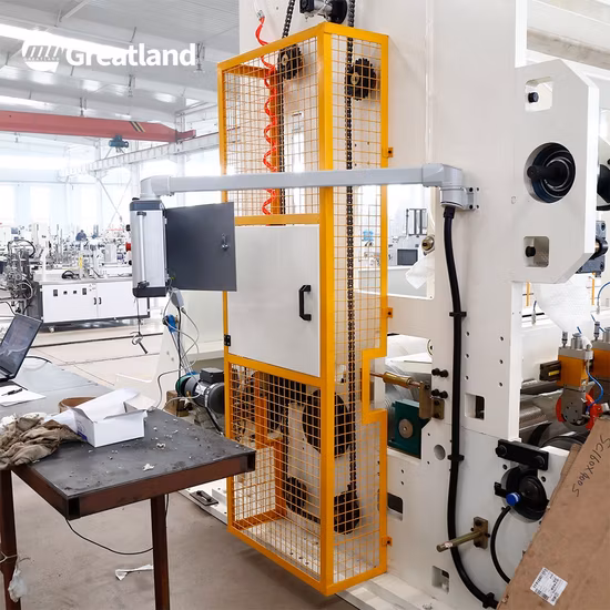 ホットセールジャンボロールカッティングリワインダー使いやすいジャンボロールツーロールリワインダー、シャフトレスコア交換システム付き