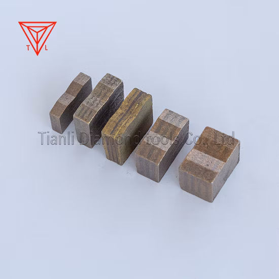 中国工場直販花崗岩用ダイヤモンドブレードセグメント切削工具